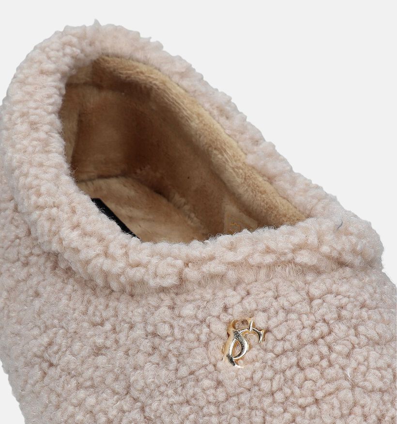 Scapa Beige Teddy Pantoffels voor dames (332654)