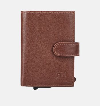 Double-D Portemonnees Zwart/Goud/Bruin/Taupe/Zilver