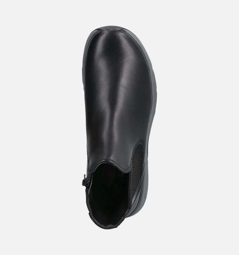 Gabor Comfort Zwarte Boots Chelsea voor dames (376952) - geschikt voor steunzolen