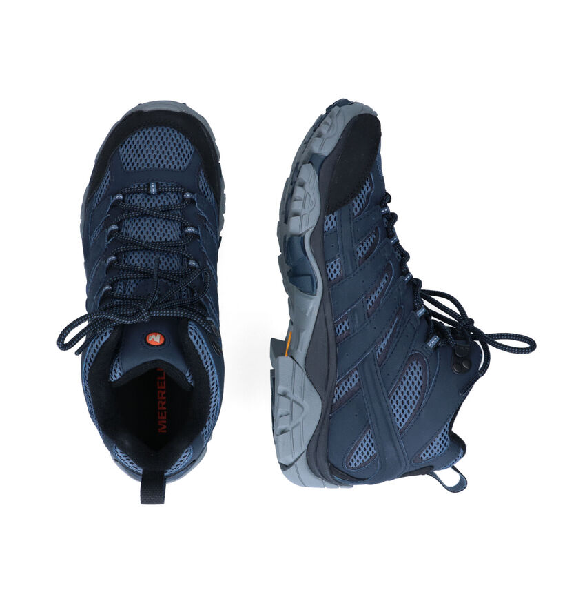 Merrell Moab 2 Mid GTX Bottines en Gris en simili cuir (294220)