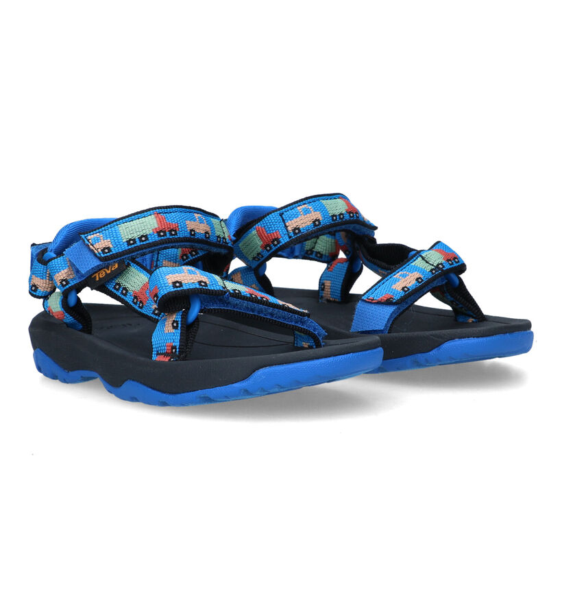 Teva Hurricane Xlt  Sandales de marche en Bleu pour filles, garçons (353990)