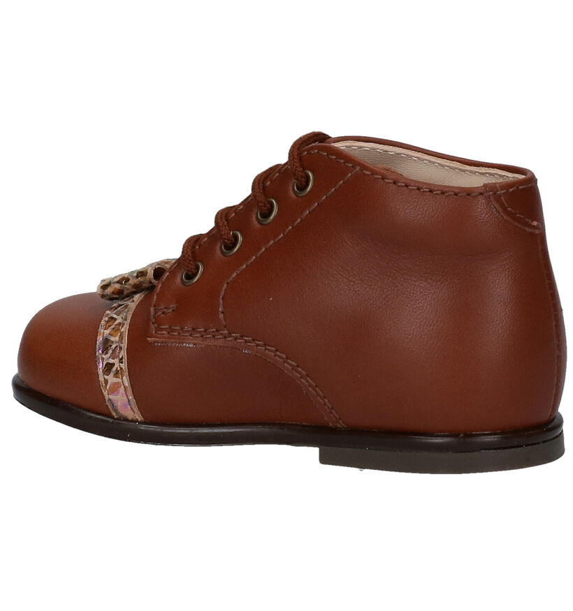 Beberlis Chaussures pour bébé  en Cognac en cuir (281144)