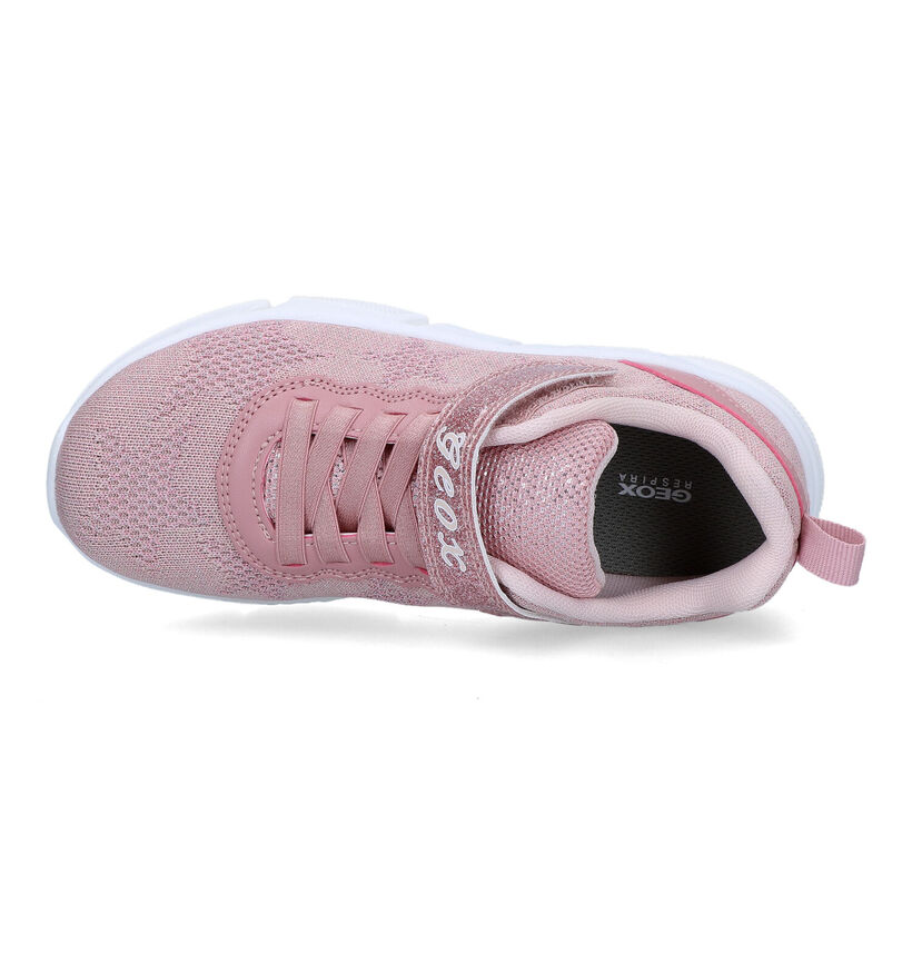 Geox Aril Roze Sneakers in stof (320646)