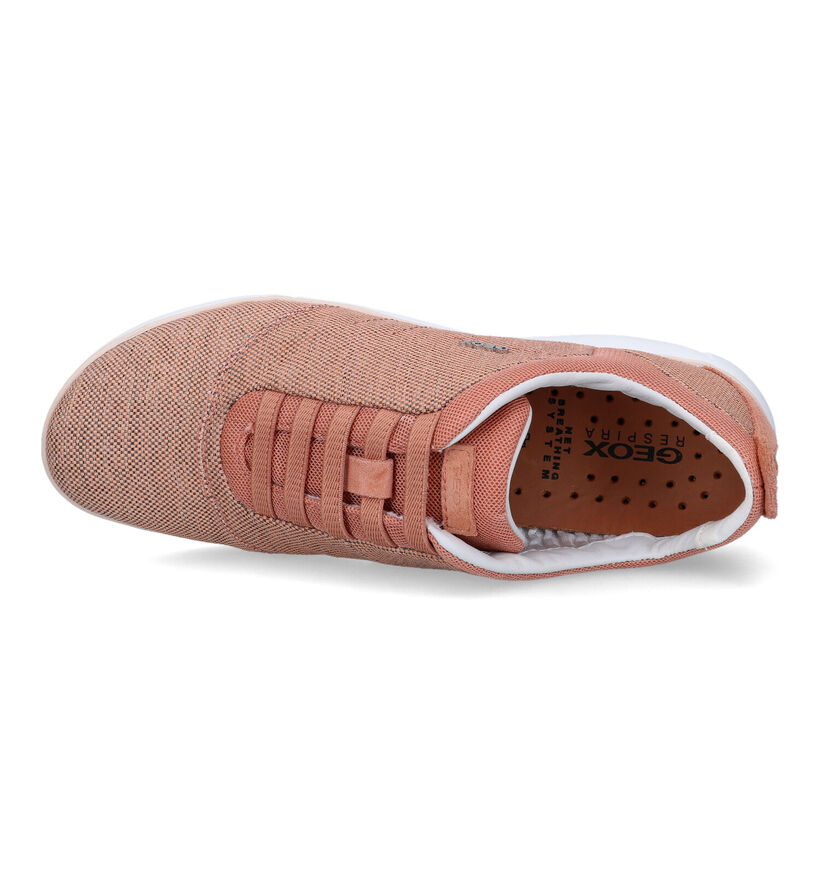 Geox Nebula Baskets en Orange pour femmes (326693) - pour semelles orthopédiques