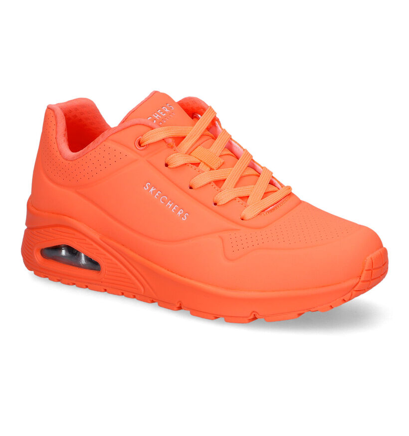 Skechers Uno Night Shades Oranje Sneakers voor dames (335208)