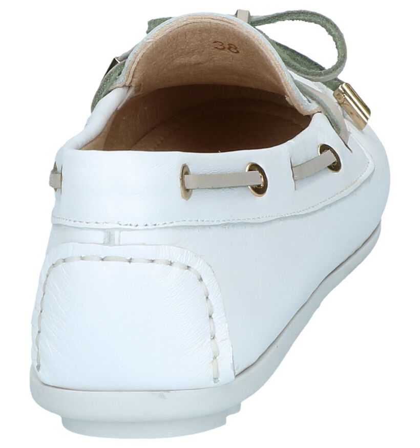 Witte Scapa Mocassins in leer (246086)
