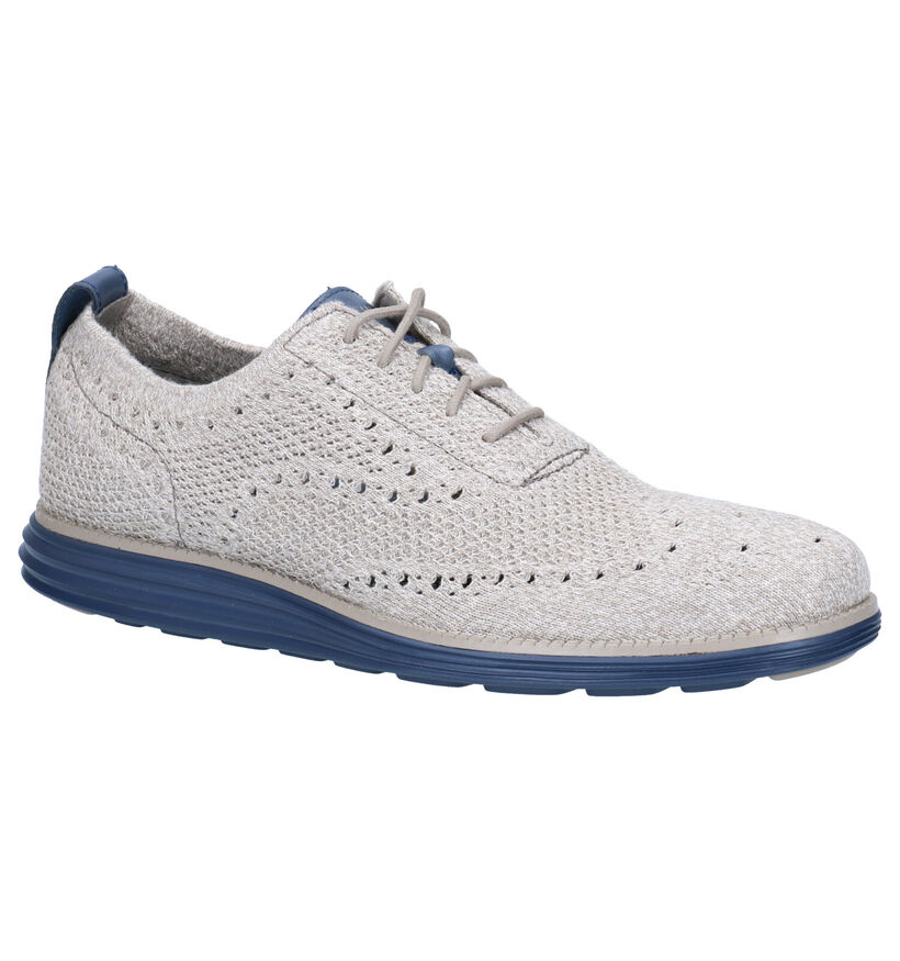 Cole Haan Beige Veterschoenen in stof (267440)