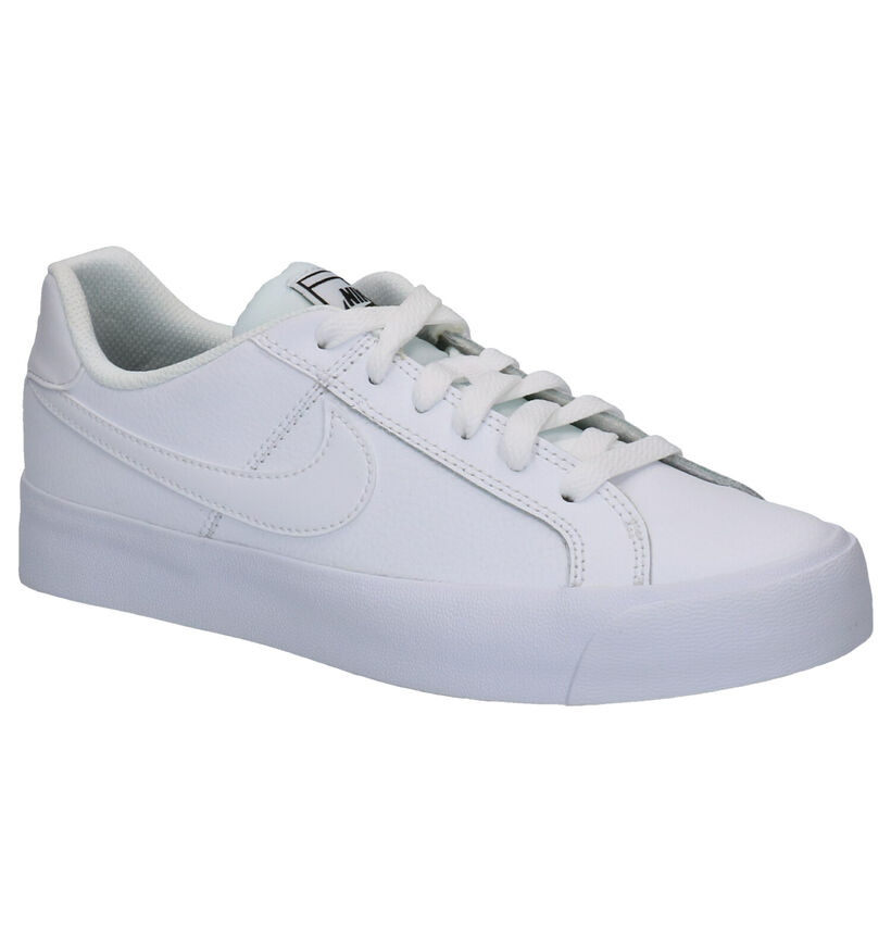 Nike Court Royale Zwarte Sneakers in leer (261703)