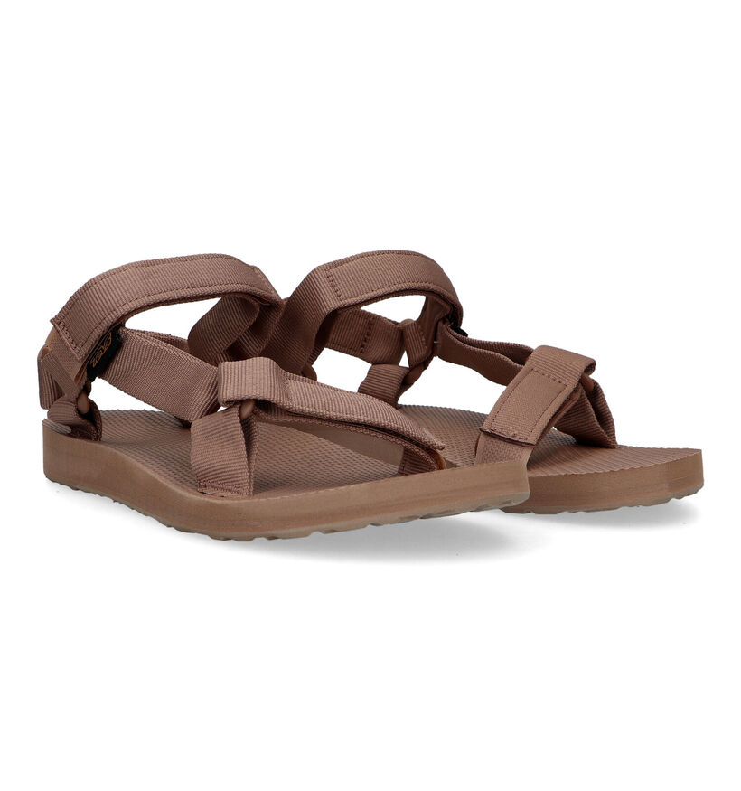 Teva Original Universal Sandales en Vert en textile (326093)