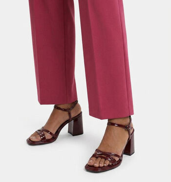 Tamaris Sandales Bleu/Bordeaux