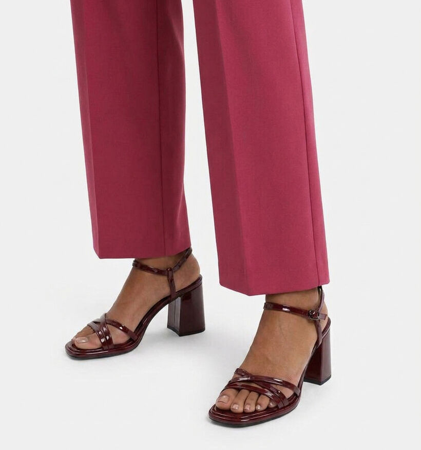 Tamaris Sandales &agrave; talons en Bordeaux pour femmes (371757)