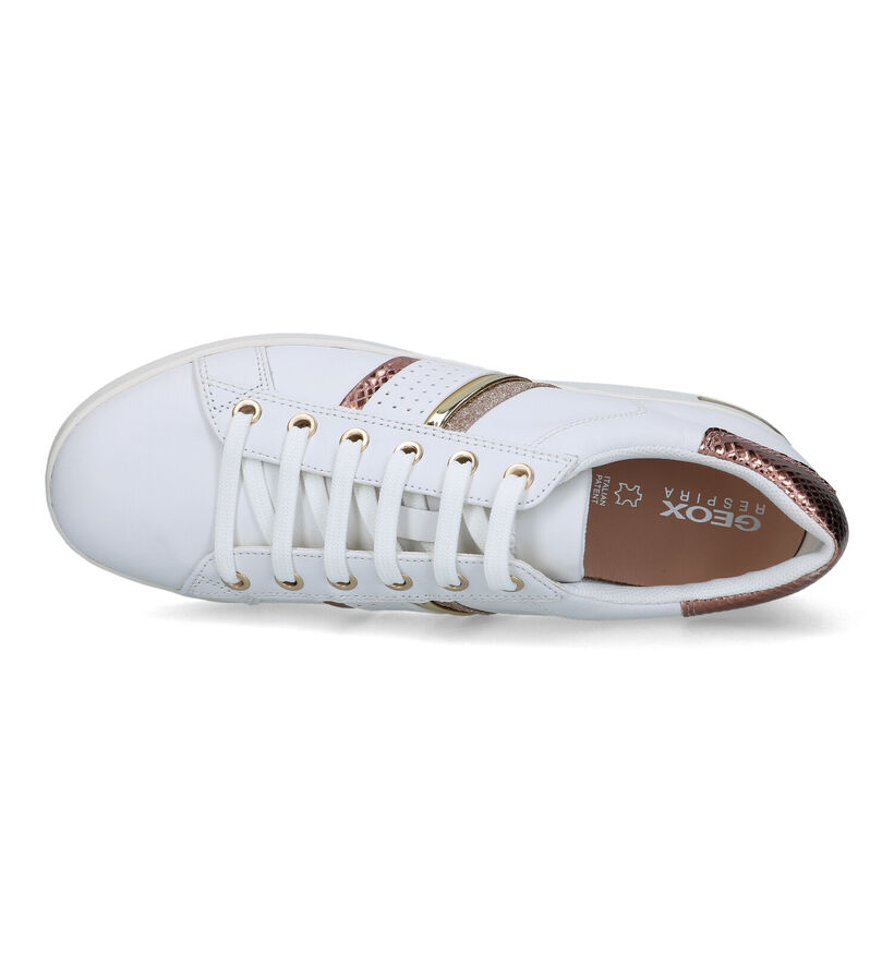 Geox Jaysen Witte Sneakers voor dames (320102) - geschikt voor steunzolen