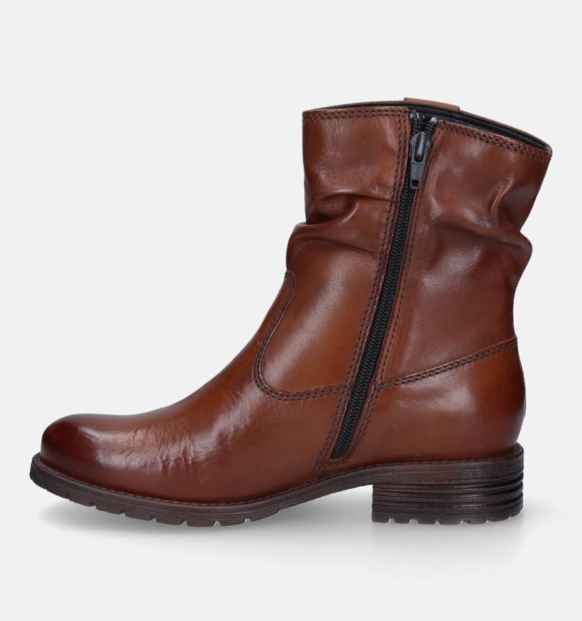 Signatur Cognac Biker Boots voor dames (329251)