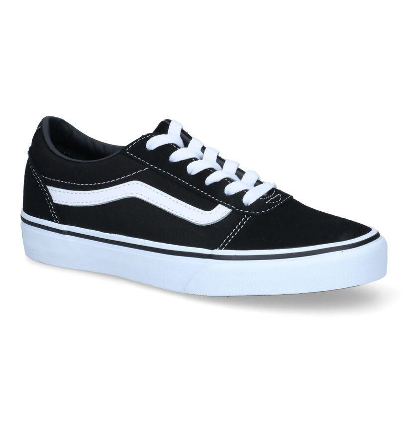 Vans Ward YT zwarte Skate sneakers voor meisjes, jongens (327930)