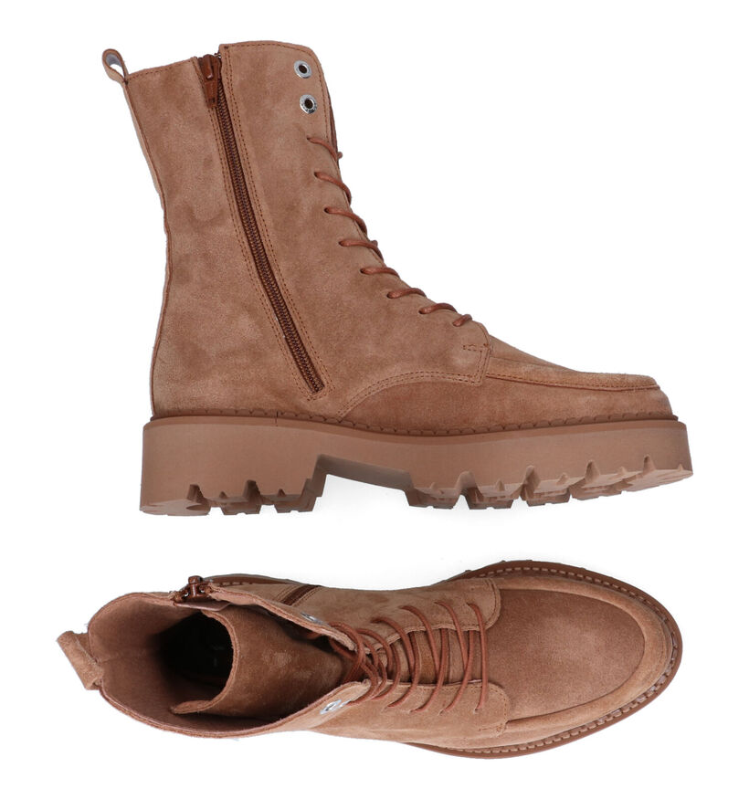 Tango Bee Bold Cognac Boots voor dames (307995) - geschikt voor steunzolen