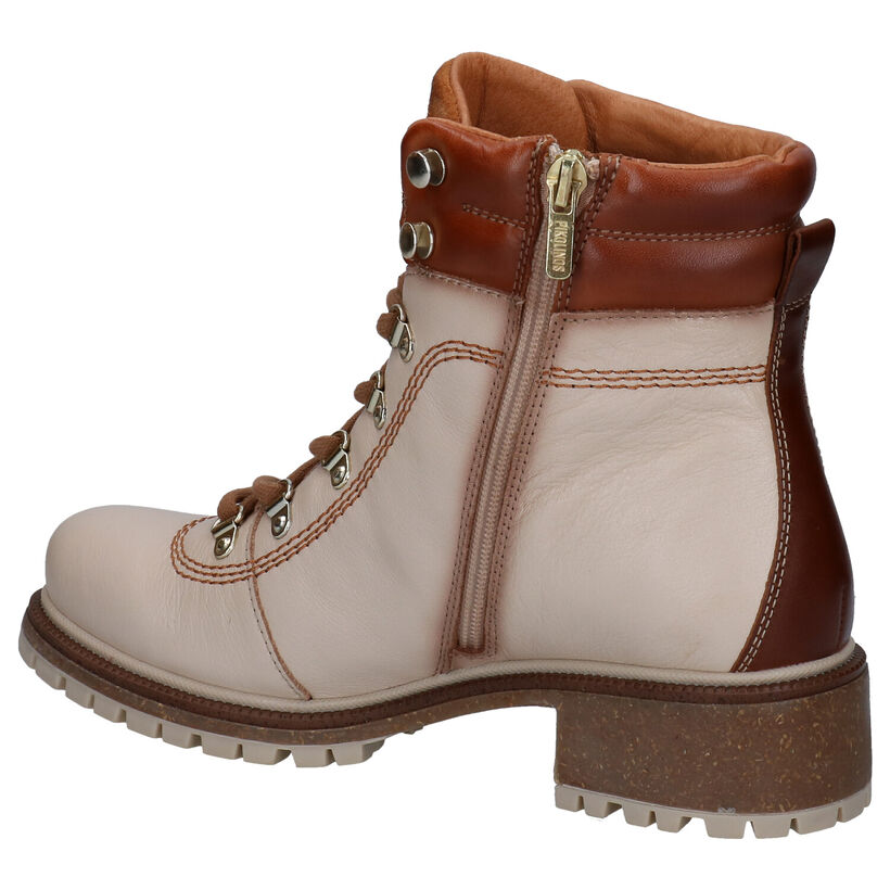 Pikolinos Aspe Beige Bottines in leer (298087)