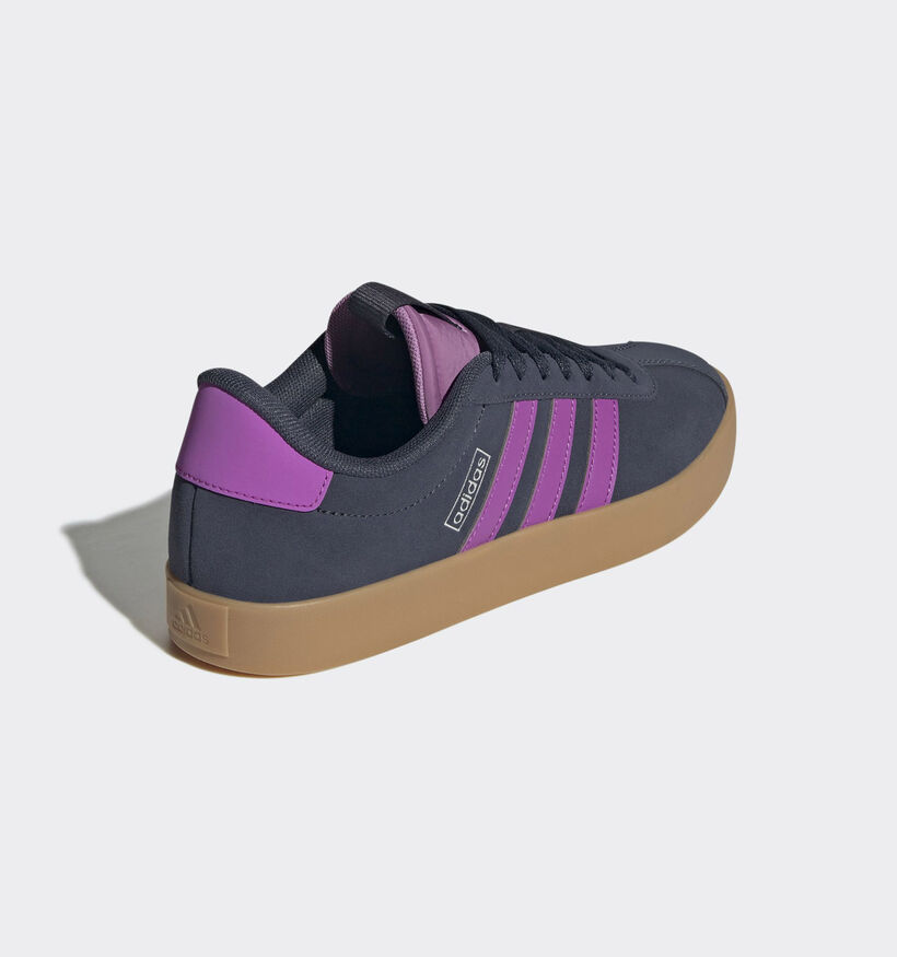 VL Court 3.0 Baskets sportives en Blanc adidas VL Court 3.0 Baskets en Gris/Violet pour femmes (365385) - pour semelles orthopédiques