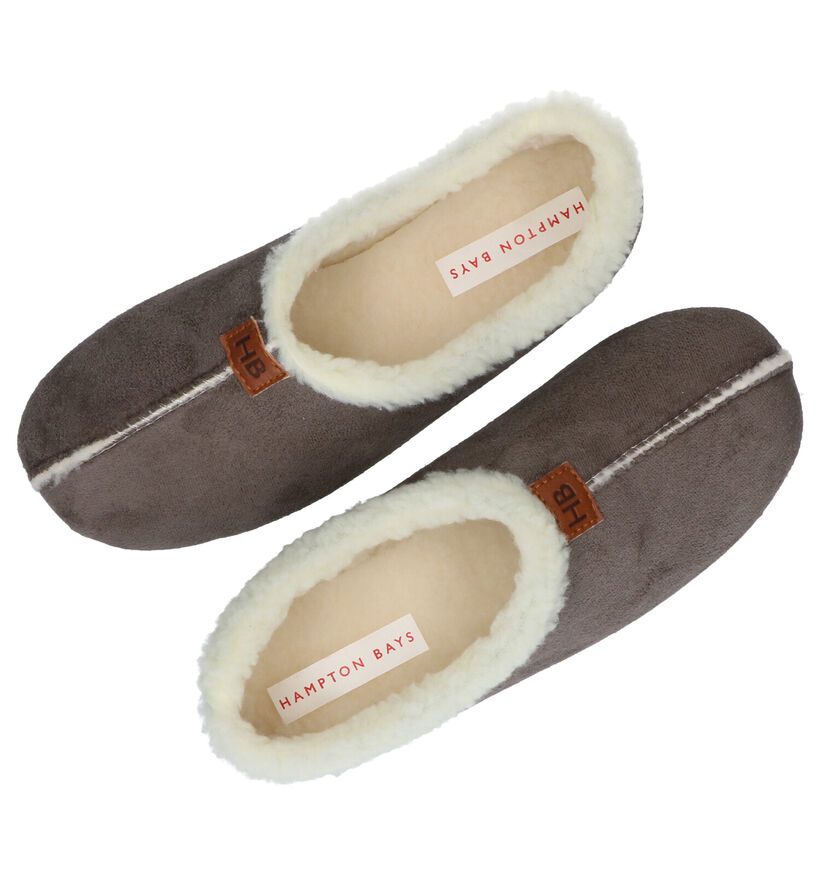 Hampton Bays Grijze Pantoffels in stof (299865)