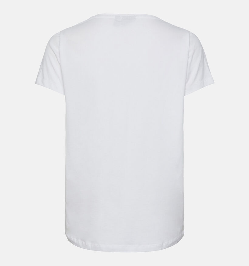 Pieces Musi Witte T-shirt pour femmes (337357)