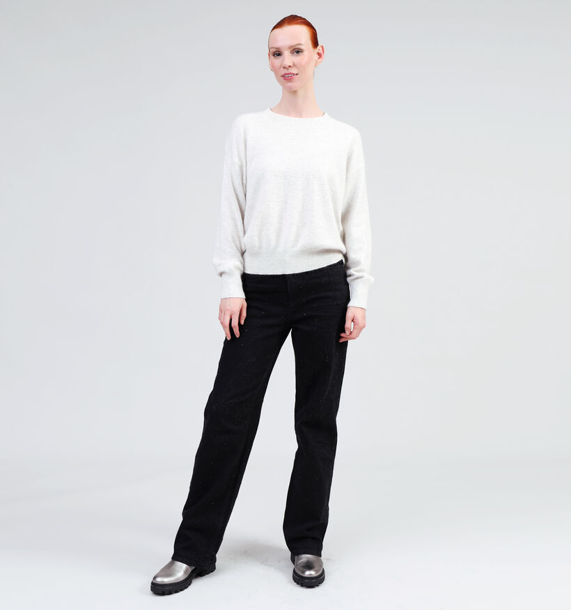 Vero Moda Tessa Wide leg jeans en Noir L32 pour femmes (349033)