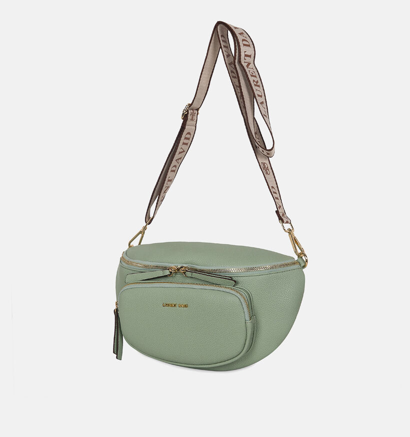 Laurent David Estée 901 Sac porté croisé en Vert pour femmes (342571)