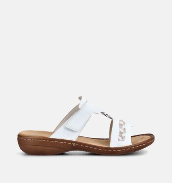 Rieker Slippers Wit