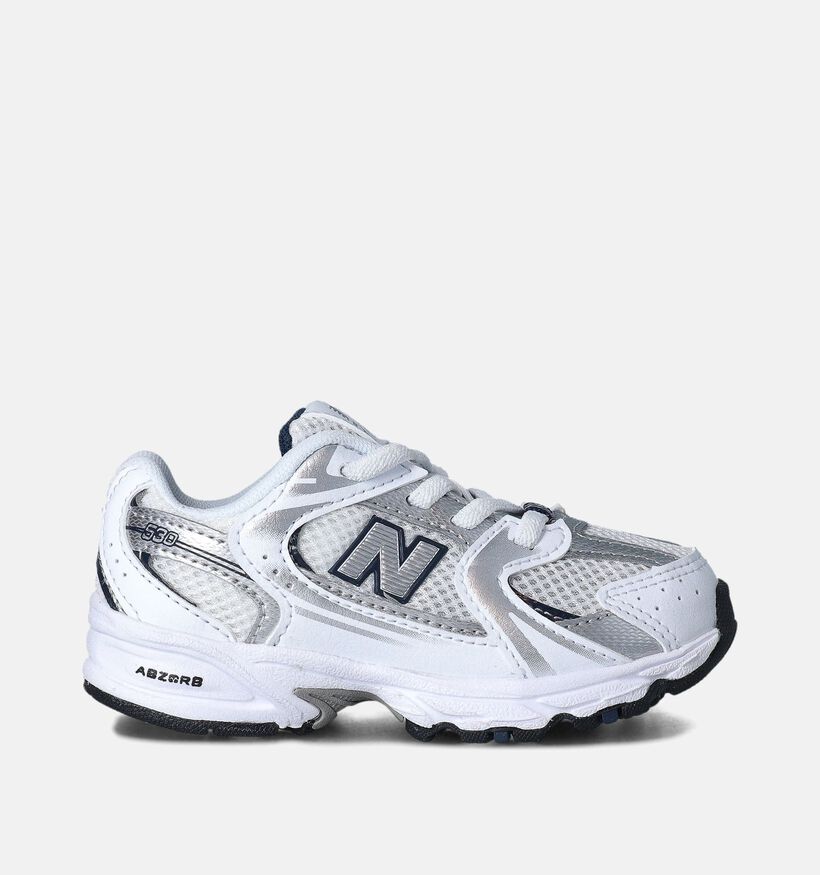 New Balance 530 Baskets basses en Blanc pour filles, garçons (353444) - pour semelles orthopédiques