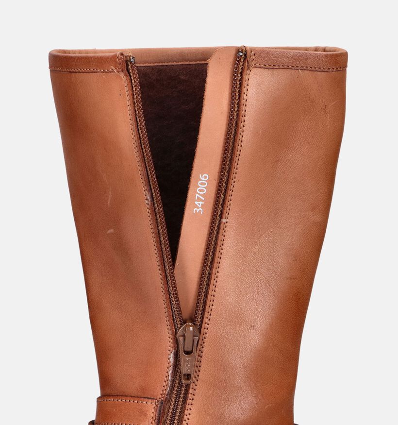 Milo & Mila Bottes hautes en Cognac pour filles (347006)