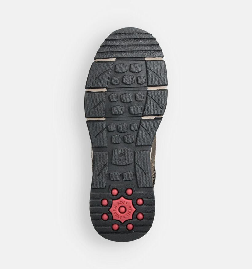 Relife Chaussures plates en Vert kaki pour hommes (377666) - pour semelles orthop&eacute;diques
