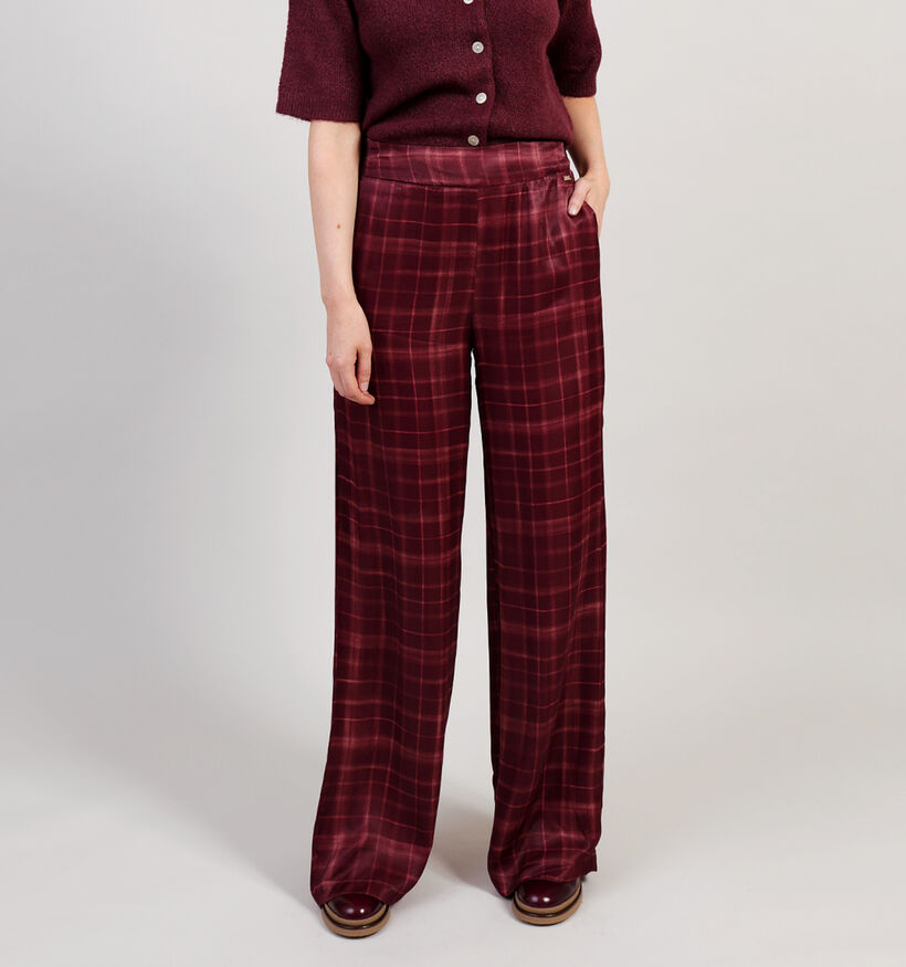 Mexx Pantalons classiques en Bordeaux pour femmes (362313)