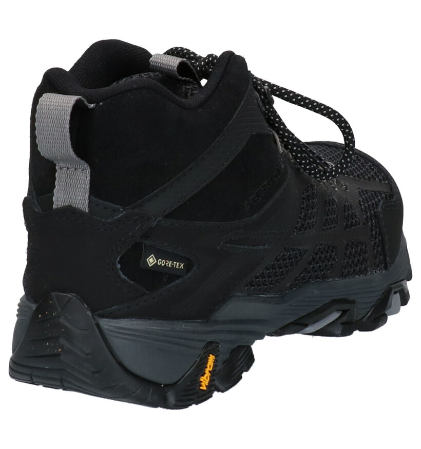 Merrell Moab Zwarte Wandelschoenen in daim (259374)