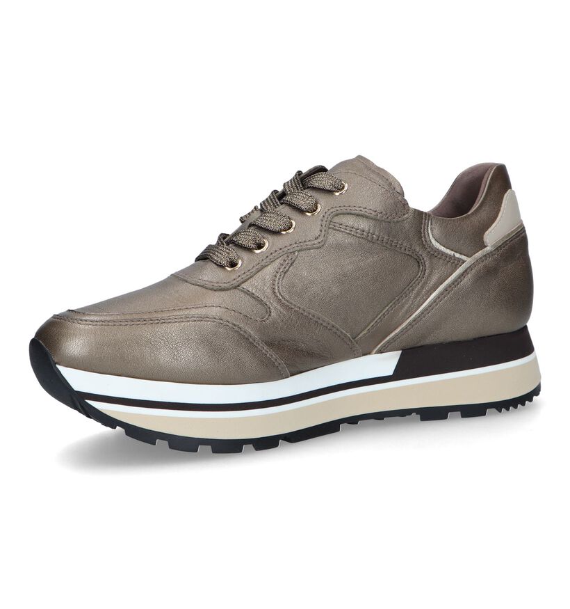 NeroGiardini Baskets casual en Marron pour femmes (329947) - pour semelles orthopédiques