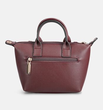 Mac Alyster Crossbody tassen Zwart/Taupe/Bordeaux