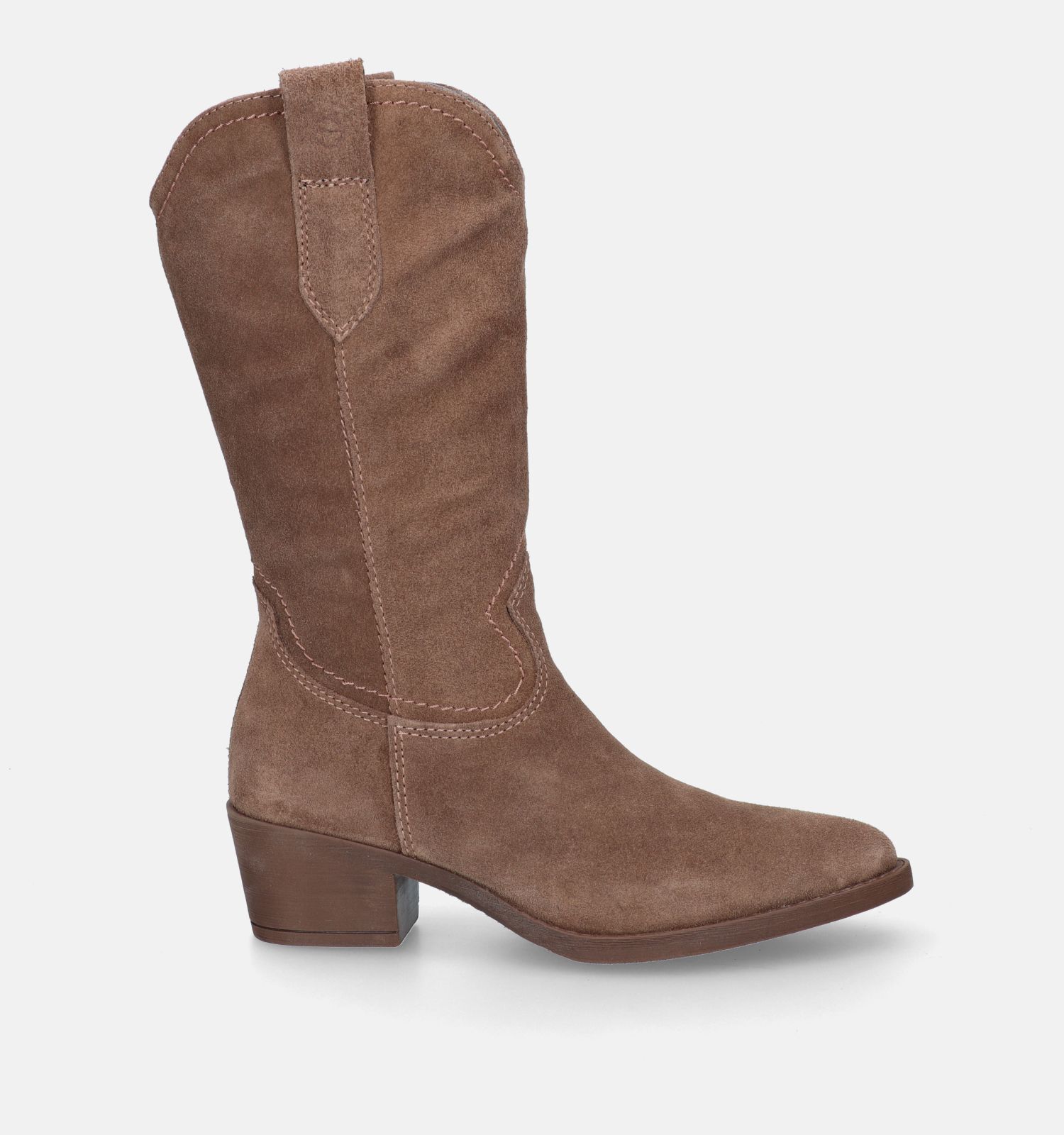 Tamaris Bruine Cowboy boots Dames Boots Laarzen Online op TORFS.BE