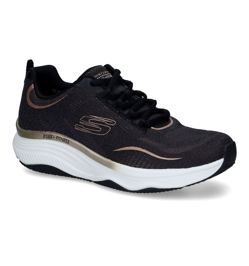 Skechers Relaxed Fit D'Lux Fitness Relaxed Fit Baskets en Noir pour femmes (312795)