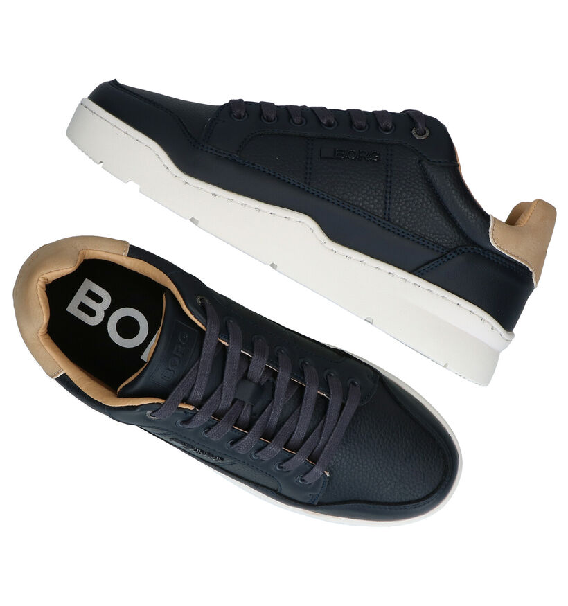 Björn Borg Chaussures à lacets en Bleu foncé en simili cuir (278509)