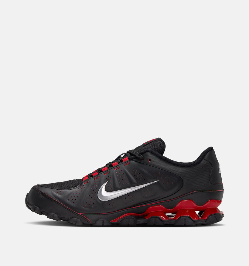Nike Reax TR Baskets en Noir/Rouge pour hommes (380419)