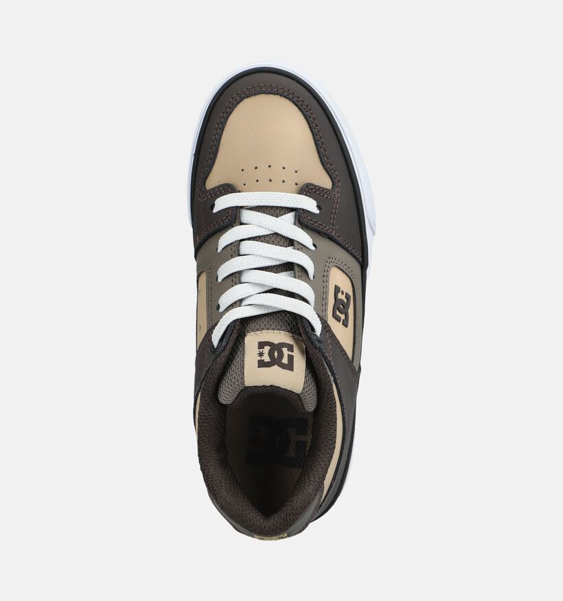 DC Shoes Pure Elastic Baskets basses en Brun pour filles, gar&ccedil;ons (376205)