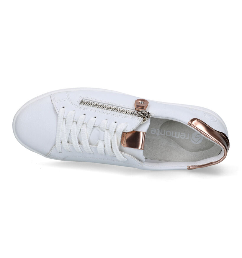 Remonte Witte Sneakers voor dames (320251) - geschikt voor steunzolen