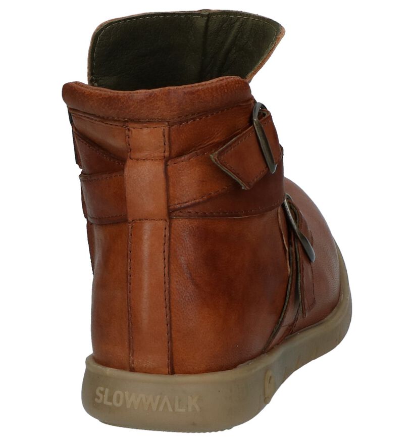 Cognac Geklede Boots Slowwalk Seceda, , pdp