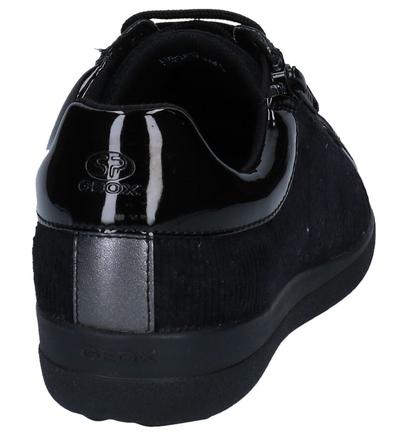 Geoxs Nihal Baskets en Noir en simili cuir (251592)