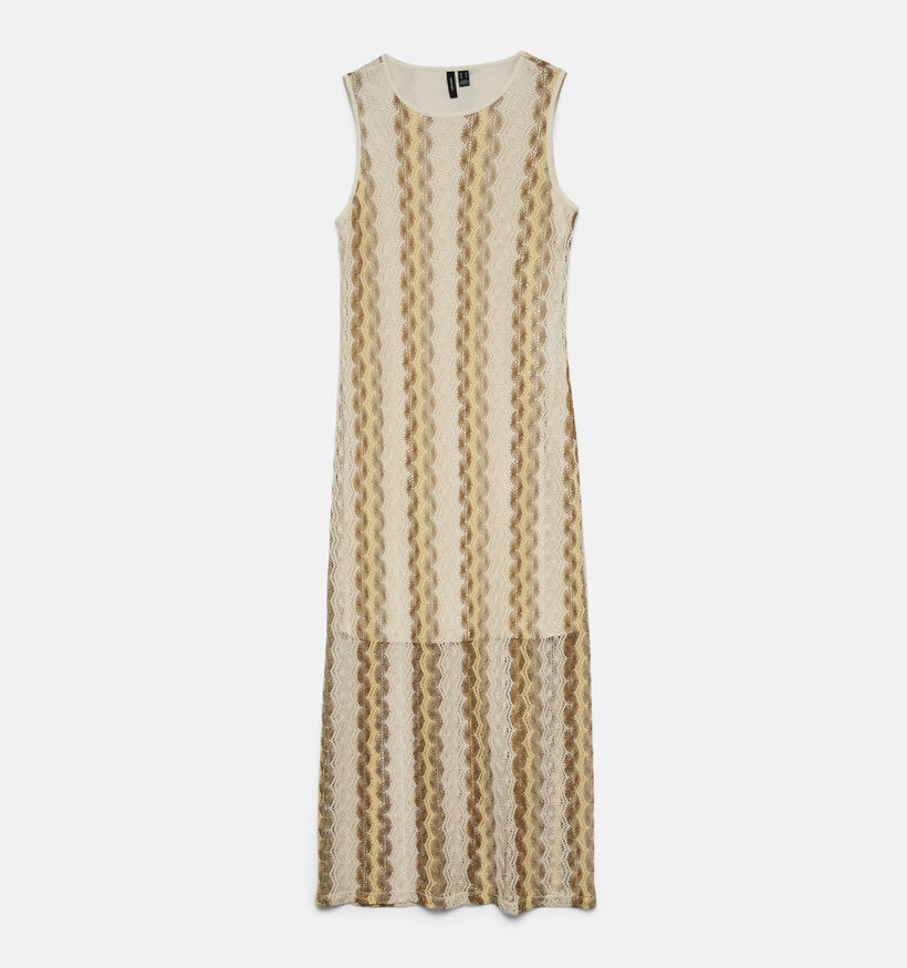 Vero Moda Teresa Tigers Eye Robe en Beige pour femmes (369382)
