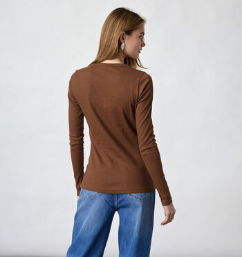 Sisters Point T-shirts Wit/Bruin/Bordeaux
