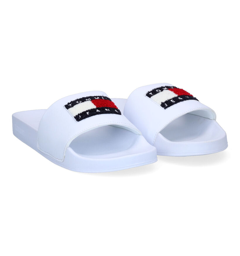 Tommy Hilfiger Claquettes de piscine en Blanc pour femmes (300620)