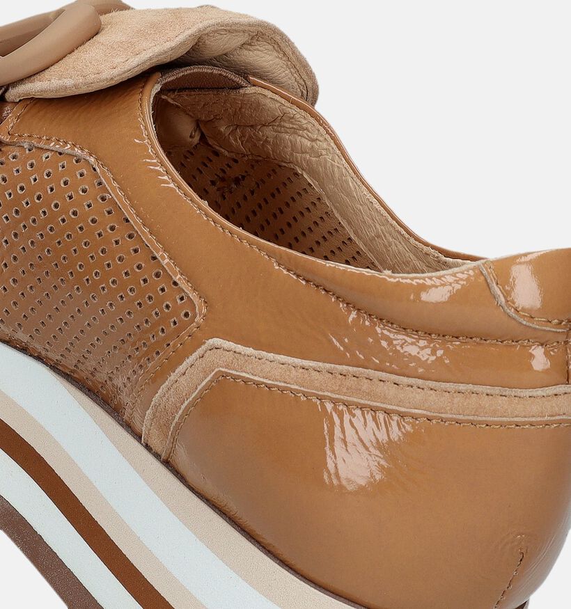 Softwaves Chaussures à enfiler en Camel pour femmes (340418) - pour semelles orthopédiques