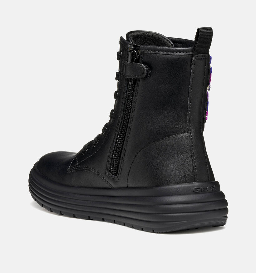 Geox Phaolae Zwarte Boots voor meisjes (361905) - geschikt voor steunzolen