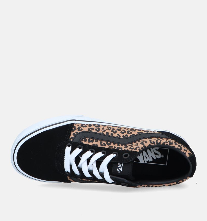 Vans Ward Zwarte Skate sneakers voor dames (327994)