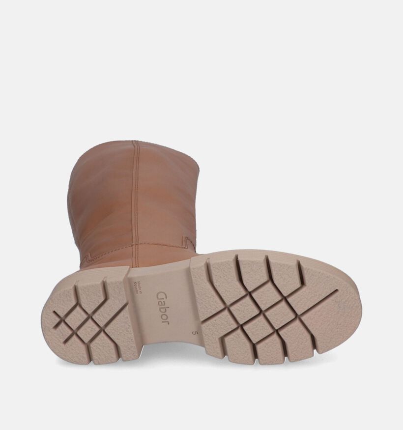 OptiFit Bottes hautes en Camel pour femmes (315160) - pour semelles orthopédiques