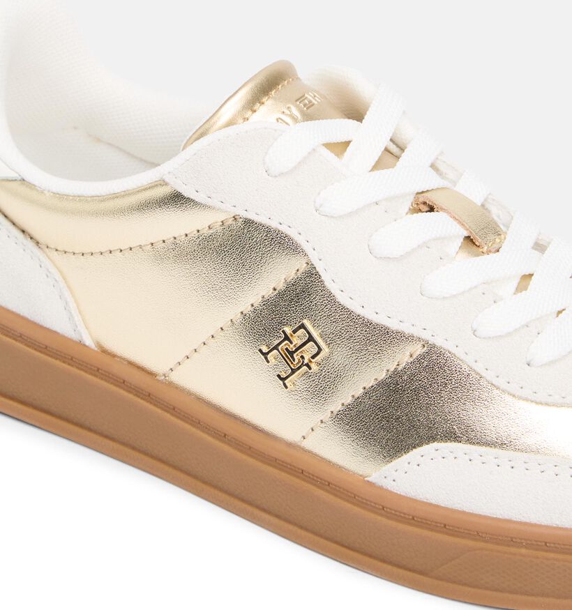 Tommy Hilfiger Mu Jackie Metallic Gouden Sneakers voor dames (366169) - geschikt voor steunzolen