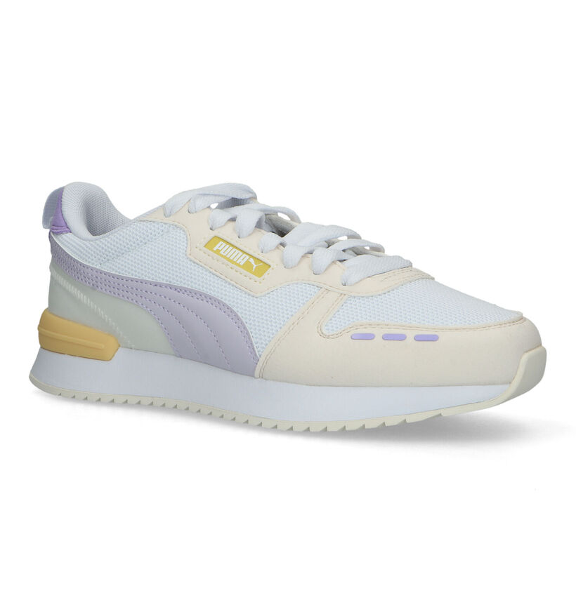 Puma R78 Ecru Sneakers voor dames (318667) - geschikt voor steunzolen